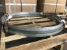 2" x 2" x 1/8" stainless steel angles rolled to a 3' 3" outside diameter ring.
